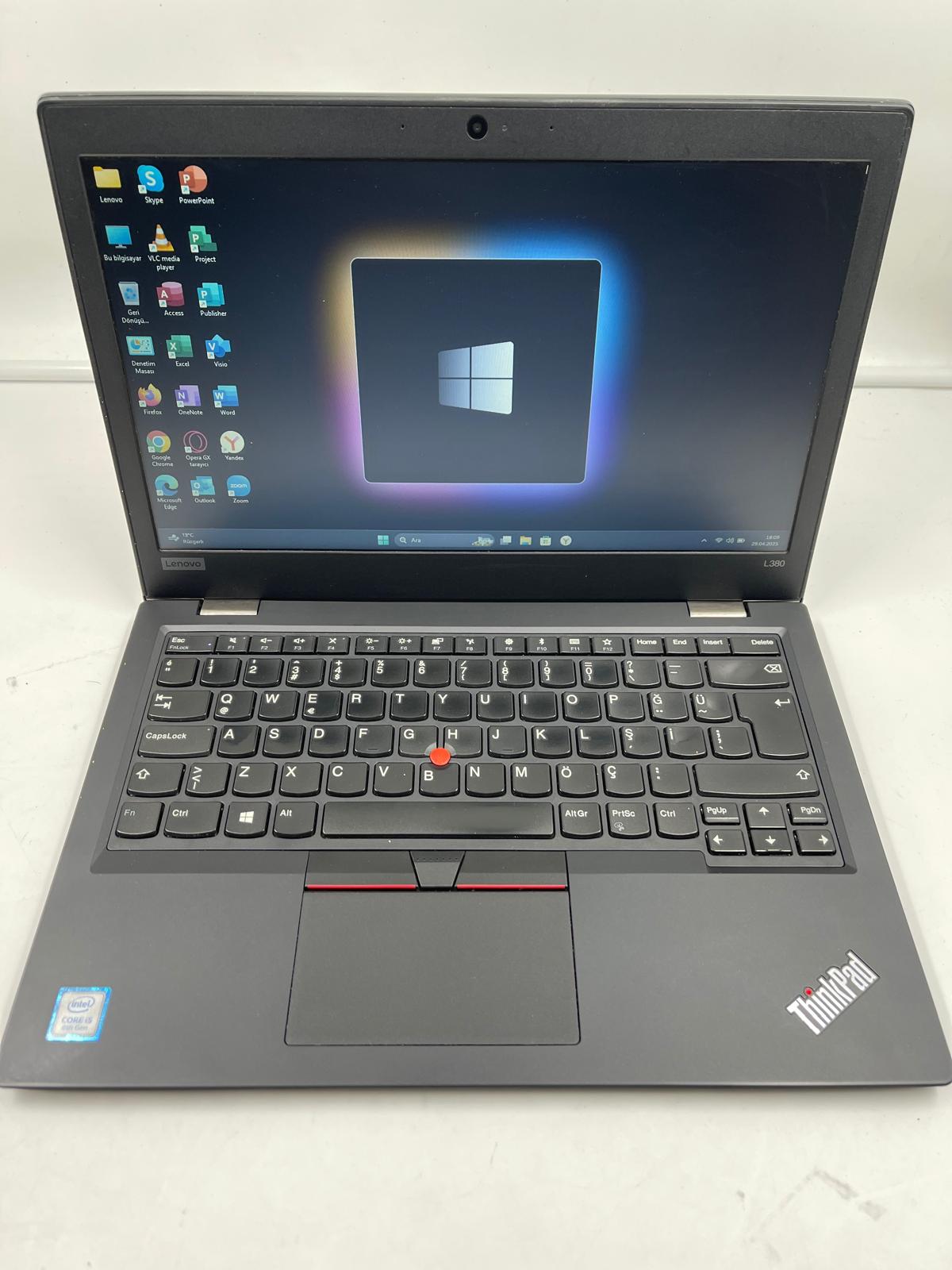 Lenovo Thinkpad L380 İ5-8250U 16 GB 256 GB SSD M2 W11H Dizüstü