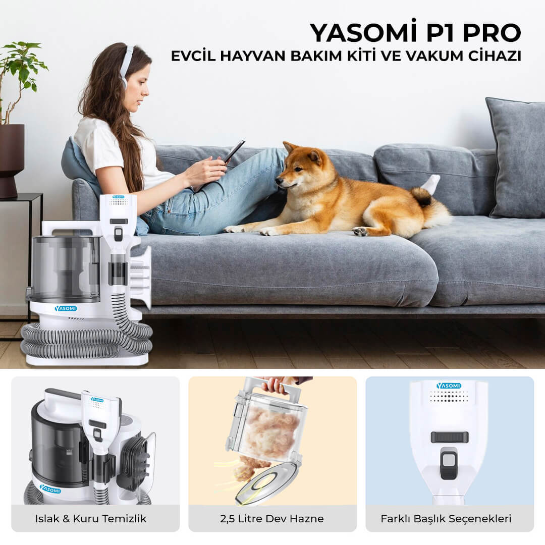 Yasomi Evcil Hayvan Bakım Kiti P1 Pro