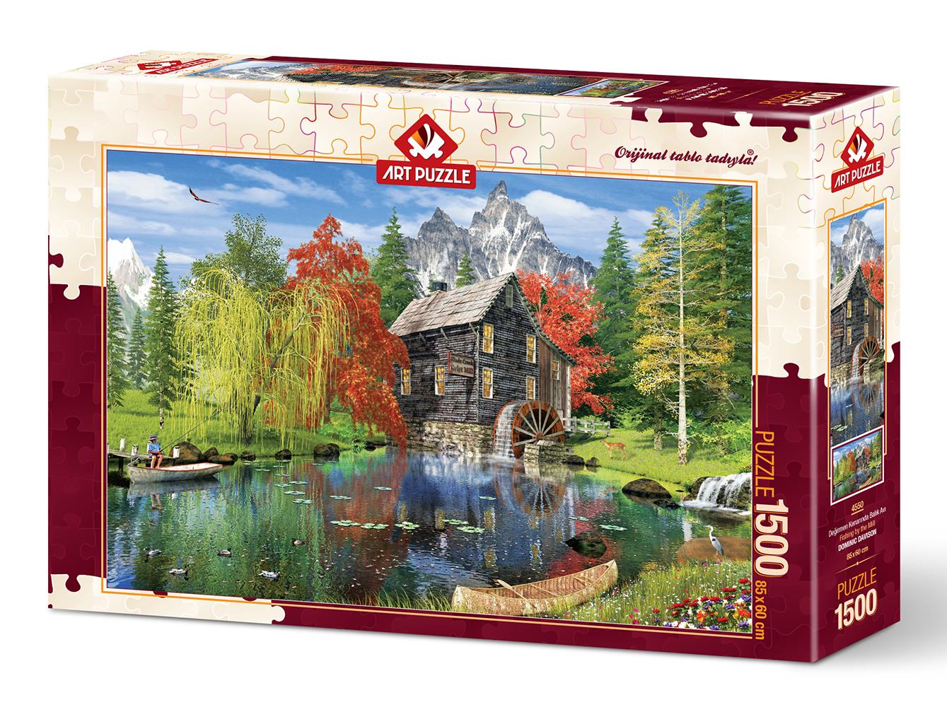 Art Puzzle 4550 Değirmen Kenarında Balık Avı 1500 Parça