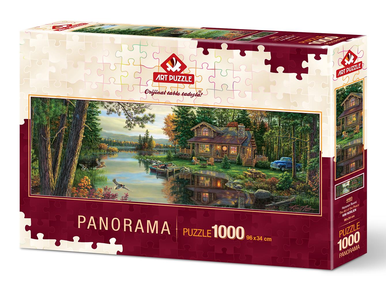 Art Puzzle 4483 Huzurun Resmi 1000 Parça Panorama Puzzle