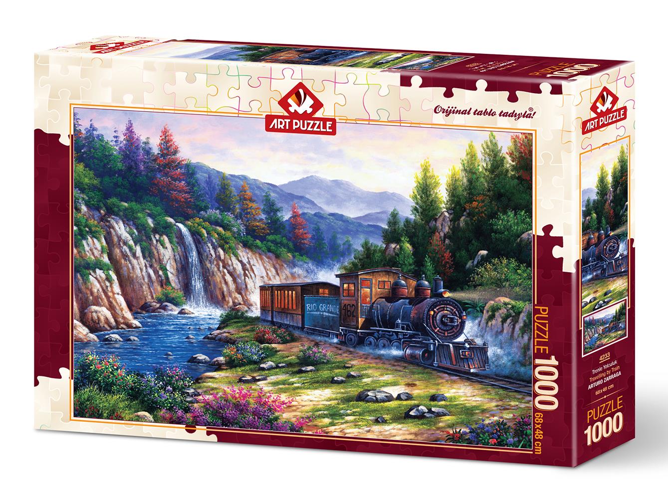 Art Puzzle 4233 Trenle Yolculuk 1000 Parça Puzzle